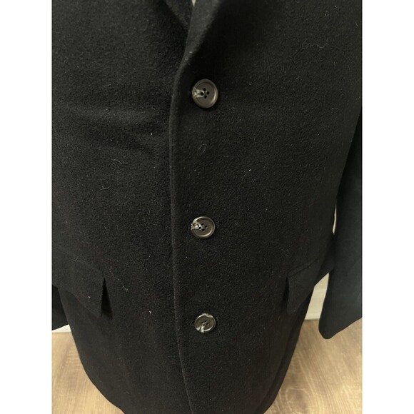 Ralph Lauren Camel Hair Coat 44R Black Jacket Blazer Sports Coat Preppy Classic - Picture 3 of 16